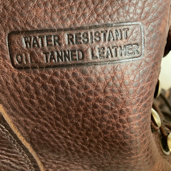 NuTech Logger Lace Up Brown Leather W/Kilt Men’s 8.5 - Picture 10 of 14